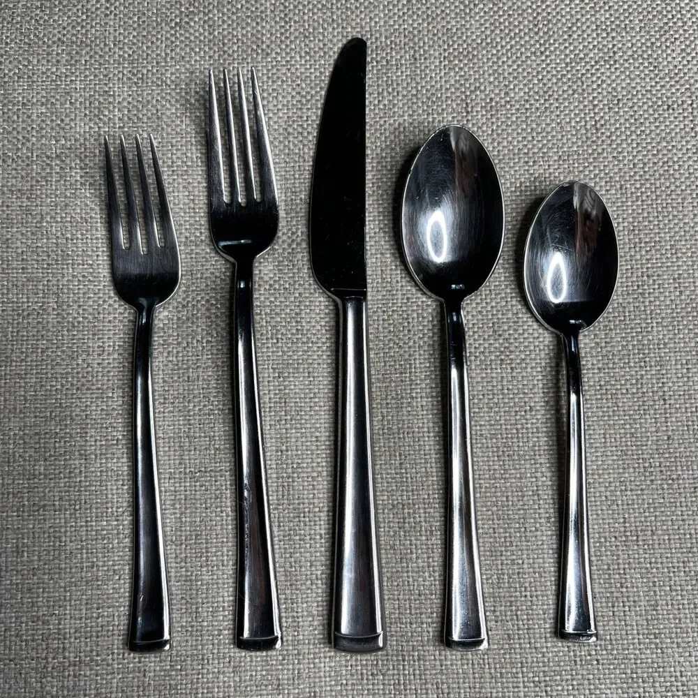 Dansk Orion 18/10 Stainless Steel Flatware ONE 5 Piece Place Setting